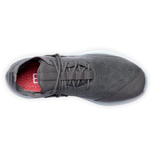 Load image into Gallery viewer, Slate Grey With White Sole Lane Eight Men&#39;s HITT Trainer Vegan Knit Training Sneaker Top View
