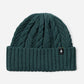Cable Knit Beanie Dusty Teal Heather