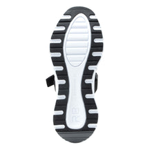 Load image into Gallery viewer, Black And White Alegria Women&#39;s Mesh Casual Mary Jane Sole View
