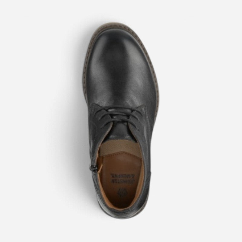 Big Kid Calder Chukka Black Full Grain