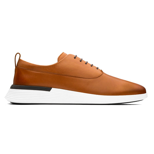 Honey Tan And White Wolf And Shepherd Men's Crossover Longwing Leather Casual Oxford