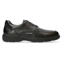 Load image into Gallery viewer, Black Mephisto Men&#39;s Douk Leather Casual Oxford Side View
