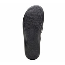 Load image into Gallery viewer, Black Alegria Women&#39;s Duette Vegan Polyurethane Casual Slip On Shoe Wide Width Sole View
