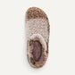 malina slipper tan plaid
