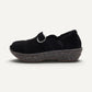 Fynn Black Suede