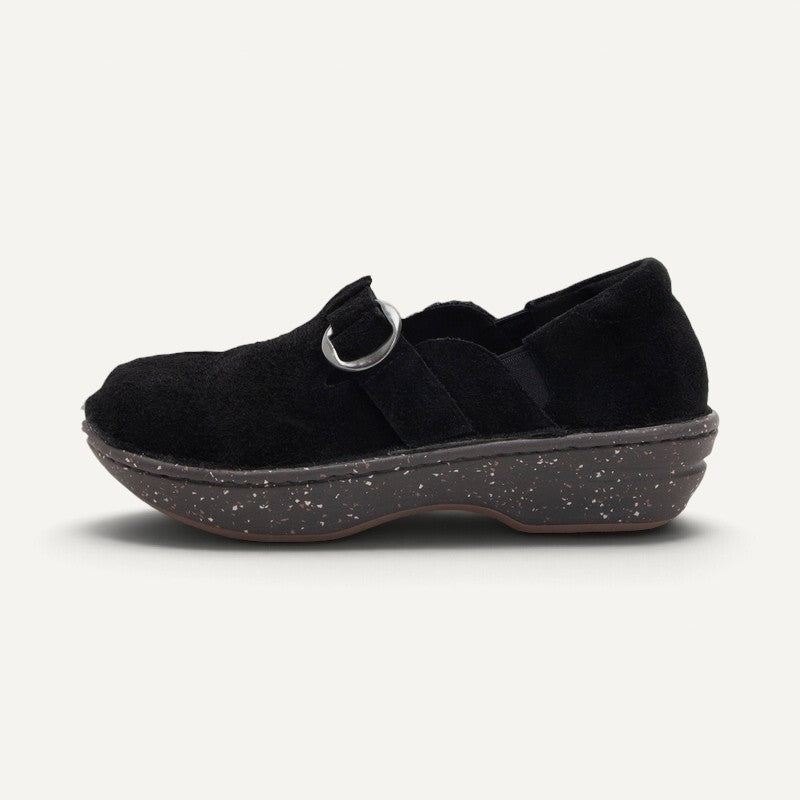 Fynn Black Suede