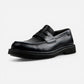 Men's Norman K101001 Black Leather