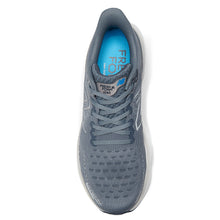 Load image into Gallery viewer, Grey With White New Balance Men&#39;s Fresh Foam X 1080V12 Hypoknit Running Sneaker Top View
