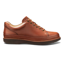 Load image into Gallery viewer, Tan With Dark Brown Sole Samuel Hubbard Men&#39;s Leather Dress Fast Casual Oxford Side View
