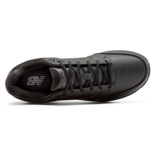 Load image into Gallery viewer, Black New Balance Men&#39;s MW928BK3 Leather Walking Sneaker Top View
