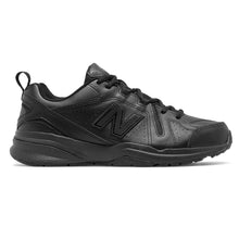 Load image into Gallery viewer, Black New Balance Men&#39;s 608v5 Leather Training Sneaker Side View
