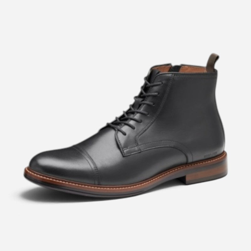 Men's XC+ Durham Cap Toe Boot Black Waterproof Full Grain