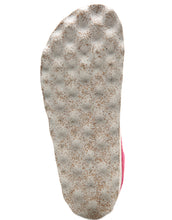 Load image into Gallery viewer, Fuchsia Pink With Beige Sole Aspotuguesas City Round Toe Wool Slip On Shoe Sole View
