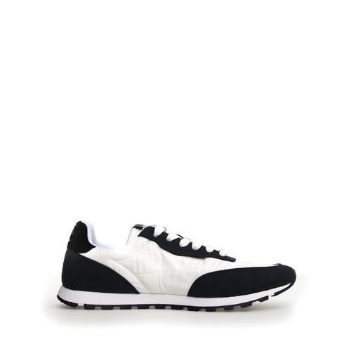 Blue And White Candice Cooper Women's Plume Fabric And Suede Casual Sneaker