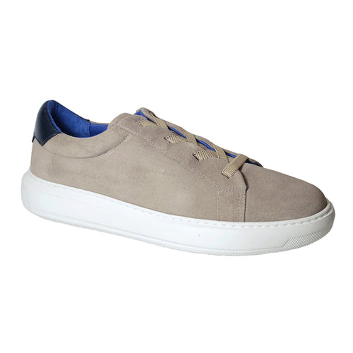 Nutmeg Grey With White Sole GBrown Men's Puff 526 Suede Casual Slip On Sneaker