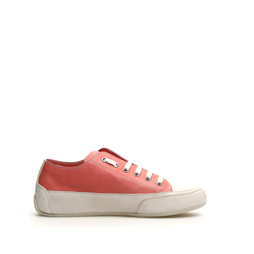 Orange With White Sole And Laces Women's Candice Cooper Rock S Leather Casual Sneaker