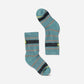 Kid's Hike Light Cushion Striped Crew Dusty Teal
