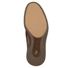 Load image into Gallery viewer, Chestnut Brown With Tan Men&#39;s Amber Jack Leather Casual Slip On Loafer Sole View
