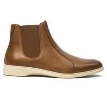 Load image into Gallery viewer, Honey Tan With Beige Sole Men&#39;s Amber Jack Cheslea Boot Leather Casual Slip On Side View
