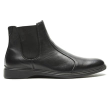 Load image into Gallery viewer, Obsidian Black Men&#39;s Amber Jack Cheslea Boot Leather Casual Slip On Side View
