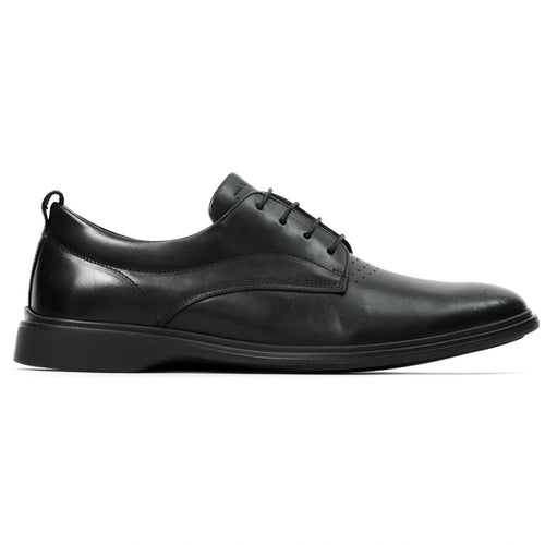 Obsidian Black Men's Amber Jack The Original Leather Casual Oxford Side View