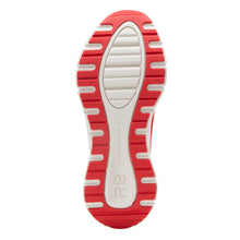 Load image into Gallery viewer, Red With White Alegria Women&#39;s Waze Knit Slip On Sneaker Sole View

