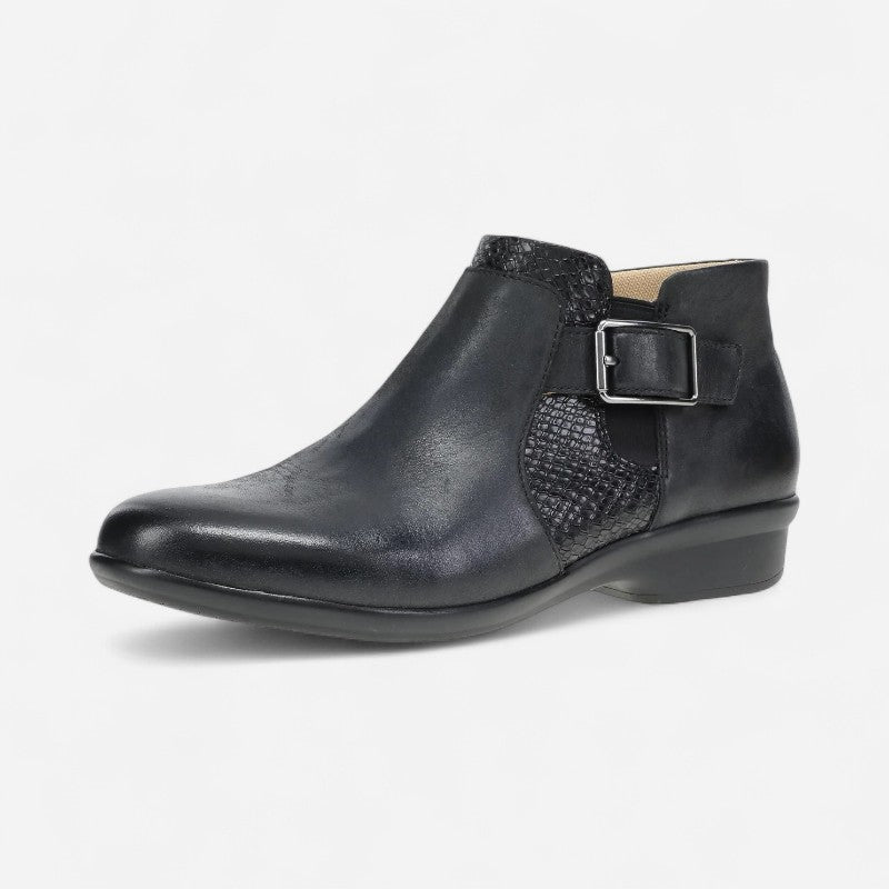 Carolyn Burnished Calf Black