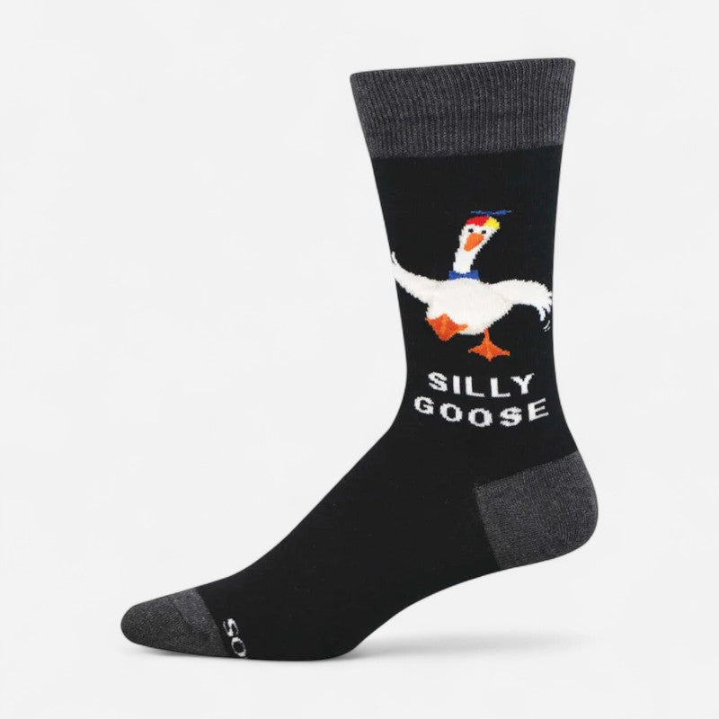 Socksmith Men's Silly Goose