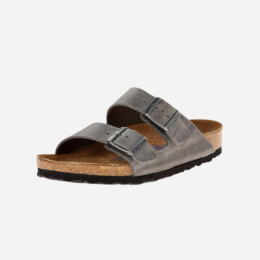 Arizona Soft Footbed Iron Oiled Leather Regular