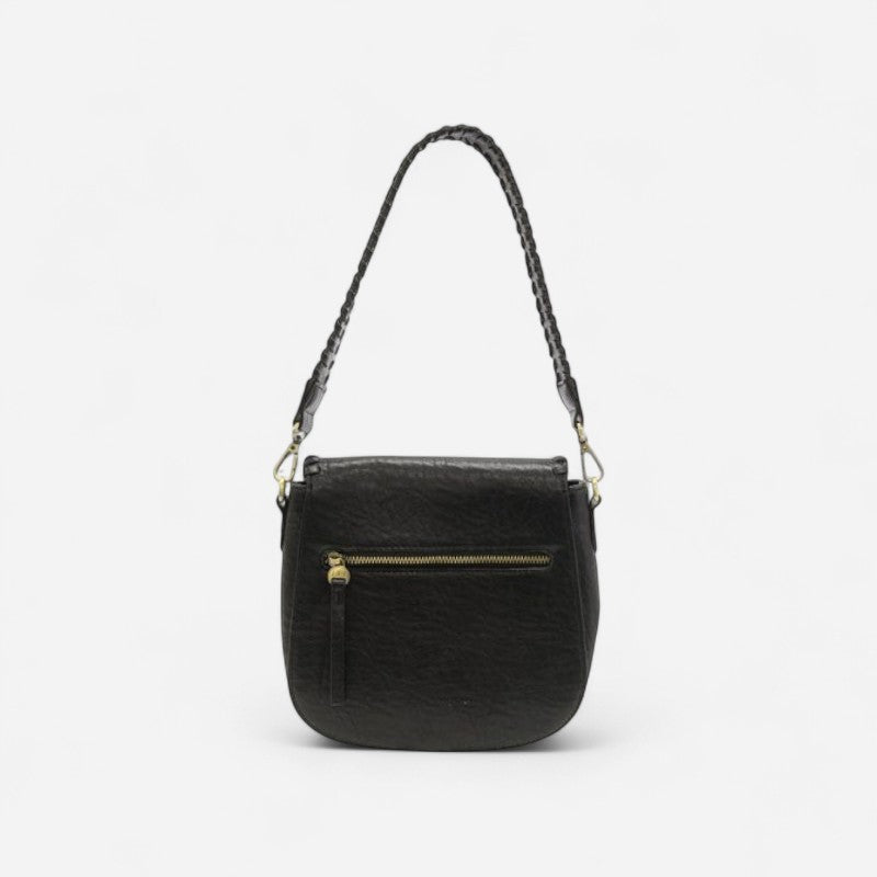 Joy Susan Annie Whipstitch Saddle Convertible Crossbody