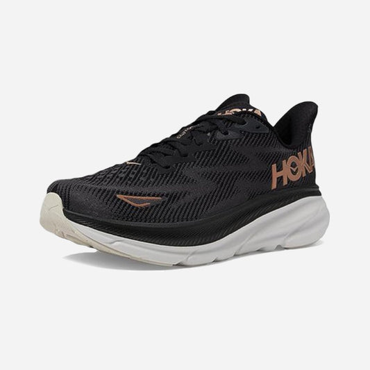 Women's Clifton 9 Black / Rose Gold Width B
