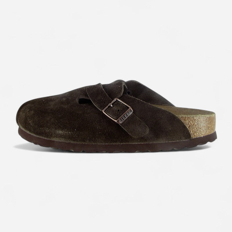 Birkenstock Unisex Boston Soft Footbed Suede Leather