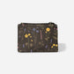 Penny Printed Mini Travel Wallet Black Multi Floral