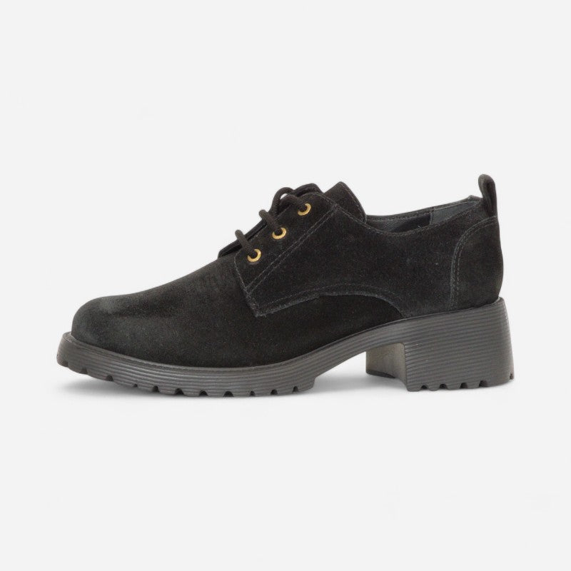 Magno Oxford Black Suede
