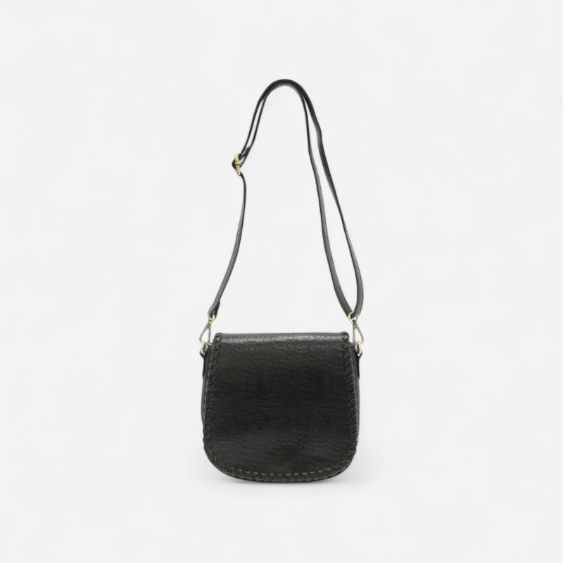 Joy Susan Annie Whipstitch Saddle Convertible Crossbody