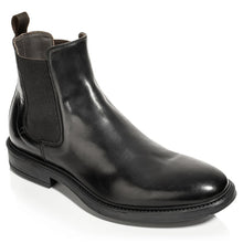 Load image into Gallery viewer, Black To Boot New York Men&#39;s Julius Leather Dress Casual Chelsea Boot Profile View
