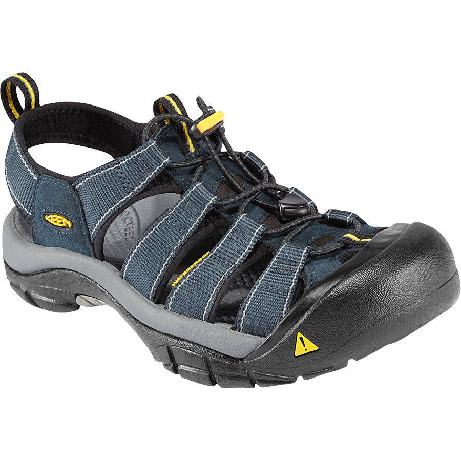 Navy With Black Keen Men's Newport H2 Waterproof Fabric Strappy Sports Sandal