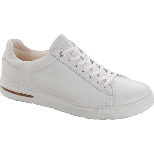 White Birkenstock Women's Bend Leather Casual Sneaker Narrow Width