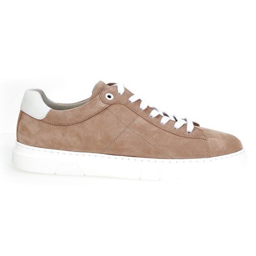 Taupe Tan With White Gabor Men's Sneaker 1023 Suede Casual Sneaker