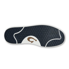 Load image into Gallery viewer, Pavement Grey With White Sole Olukai Men&#39;s Lae&#39;Ahi Mesh  Slip On Beach Sneaker Sole View
