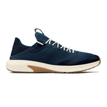 Load image into Gallery viewer, Blue With White Sole  Olukai Men&#39;s Kaholo Mesh Athletic Sneaker Side View
