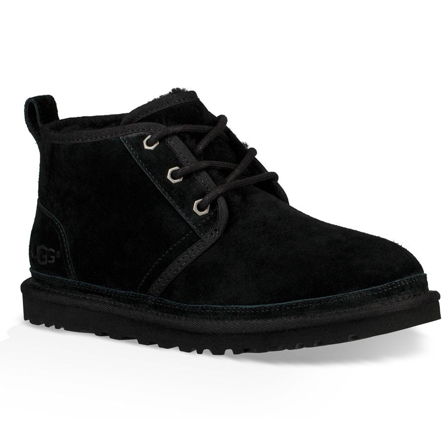Black UGG Women's Neumel Suede Chukka Boot Profile View