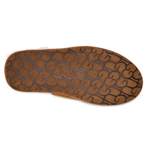 Load image into Gallery viewer, Chestnut Tan UGG Men&#39;s Scuff Suede Slipper Wool Lining Sole View

