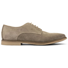 Load image into Gallery viewer, Greyish Brown To Boot New York Men&#39;s Asher Suede Dress Casual Plain Toe Oxford Side View
