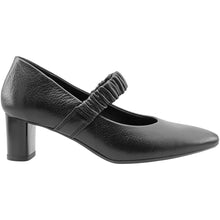 Load image into Gallery viewer,  Black Ara Women&#39;s Leda Leather Mary Jane Pump Side View
