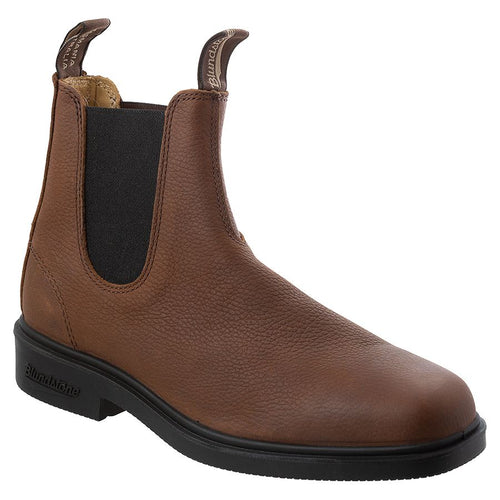 Grizzly Tan With Black Blundstone Men's Dress Series Leather Chelsea Boot