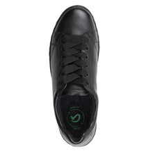 Load image into Gallery viewer, Black Ara Alexandria Casual Leather Sneaker Top View
