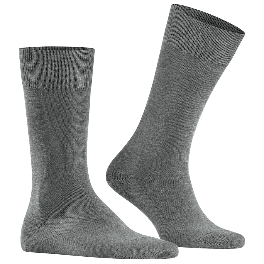 Grey Falke Men's Family Cotton Calf Sock