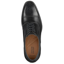 Load image into Gallery viewer, Black Johnston And Murphy Men&#39;s Danridge Cap Toe Leather Dress Casual Oxford Top View

