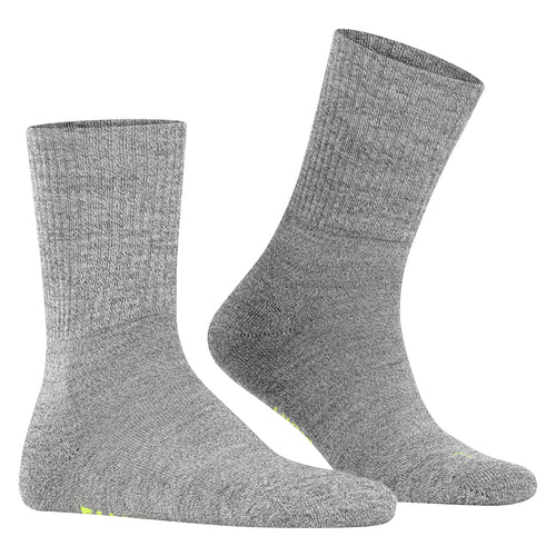 Light Grey Falke Unisex Walkie Light Hiking Socks Calf Length